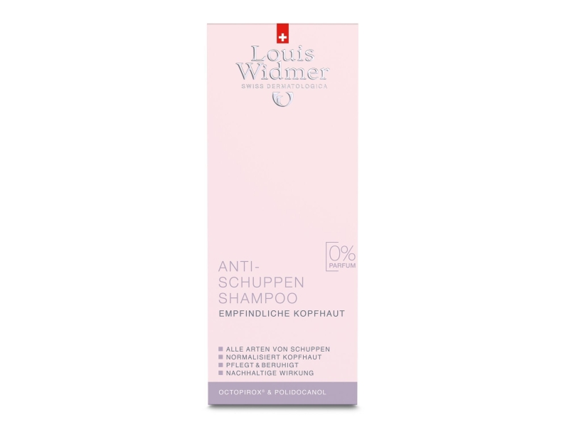 LOUIS WIDMER shampooing anti-pellicules non parfumé 150 ml