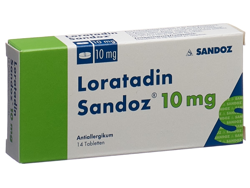 LORATADINE Sandoz tabletten 10 mg 14 stück
