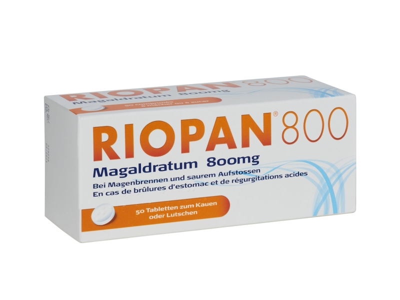 RIOPAN comprimés 800 mg 50 pièces