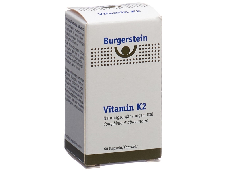 BURGERSTEIN Vitamin K2 capsules 180mcg boîte 60 pièces