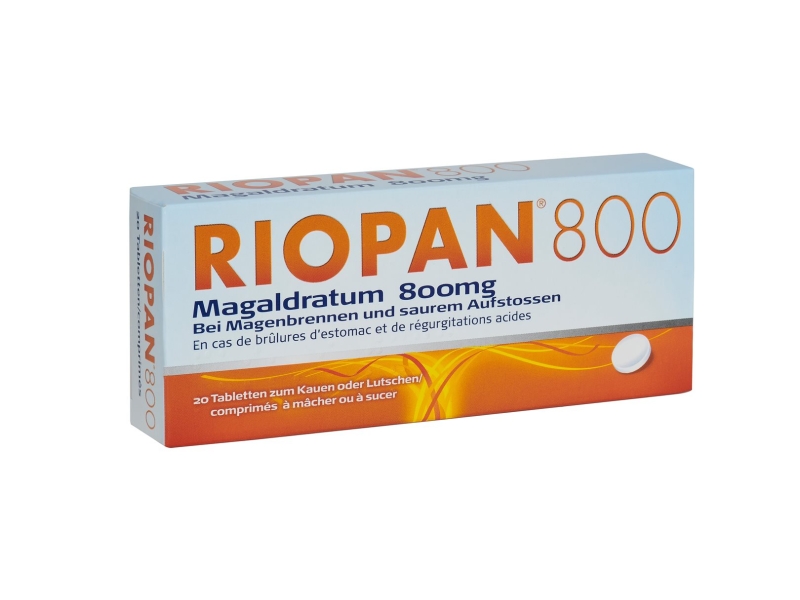 RIOPAN comprimés 800 mg 20 pièces