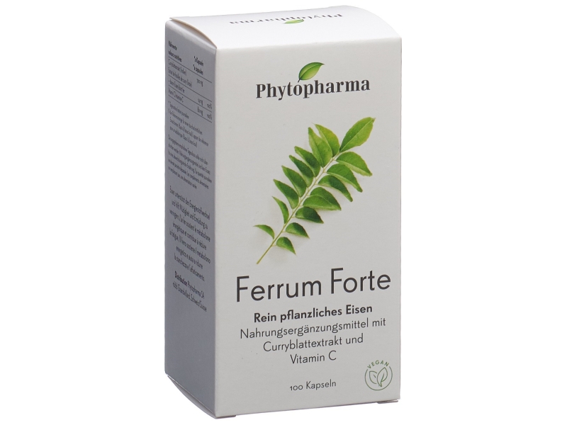 PHYTOPHARMA Ferrum Forte Kaps Ds 100 Stk