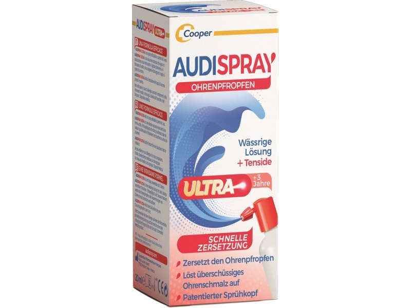 AUDISPRAY Ultra Bouchons de Cérumen 20ml